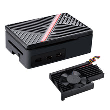 52Pi ABS Case Enlosure Black White With Armor Lite V5 Cooling Fan for Raspberry Pi 5