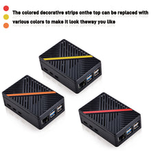 52Pi ABS Case Enlosure Black White With Armor Lite V5 Cooling Fan for Raspberry Pi 5