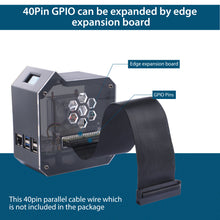 52Pi ABS Mini Tower Kit Black Enlosure Case for Raspberry Pi 5 with Ice Tower Cooler OLED