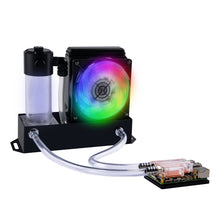 52Pi ICE Pump Cooling System for Raspberry Pi 5, Cold Water Cooling Kit with colorful LED lights
