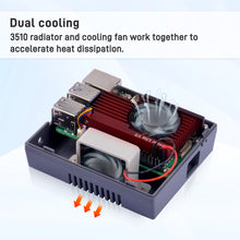 52Pi Game5 Pi Case Enlosure for Raspberry Pi 5 Shell with Armor Lite V5 Cooler
