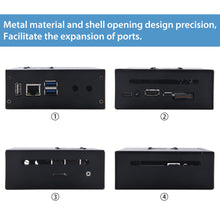 52Pi Orange Pi 5/5B Metal Protective Case Enlosure Iron Shell with Cooling Fan Heatsinks Expansion Slot for 2280 SSD