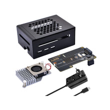 52Pi N04 M.2 2280 PCIe To NVMe Top Extension Adapter Board with Metal Case including Power Supply and Official Cooler  for Raspberry Pi 5