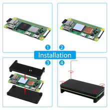 Raspberry Pi Zero 2 W Starter Kit, with RPi Zero 2 W Aluminum Case, 32GB Card Preloaded OS, QC3.0 Power Supply, 20Pin Header, Micro USB to OTG Adapter, HDMI Cable, Heatsink, Switch Cable