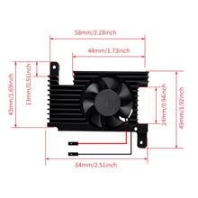 52Pi ROCK 4 Model C+ Cooling Fan 3510 Heatsink for Rock Pi 4C Plus