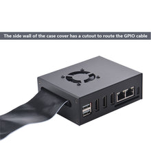 52Pi Orange Pi 5 Plus Metal Protective Case Enlosure Shell with Low-noise Cooling Fan Heatsinks