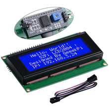 52Pi IIC I2C LCD 2004 Serial 20x4 Display Module with I2C Interface Adapter for Raspberry Pi Arduino STM32 DIY Maker Project BPI Tinker Board Electrical IoT Internet of Things