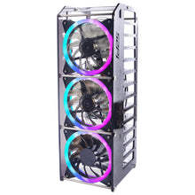 52Pi Rack Tower Acrylic Cluster Case for Raspberry Pi (12 Layer) LED RGB Light Large Cooling Fan For Raspberry Pi / Jetson Nano