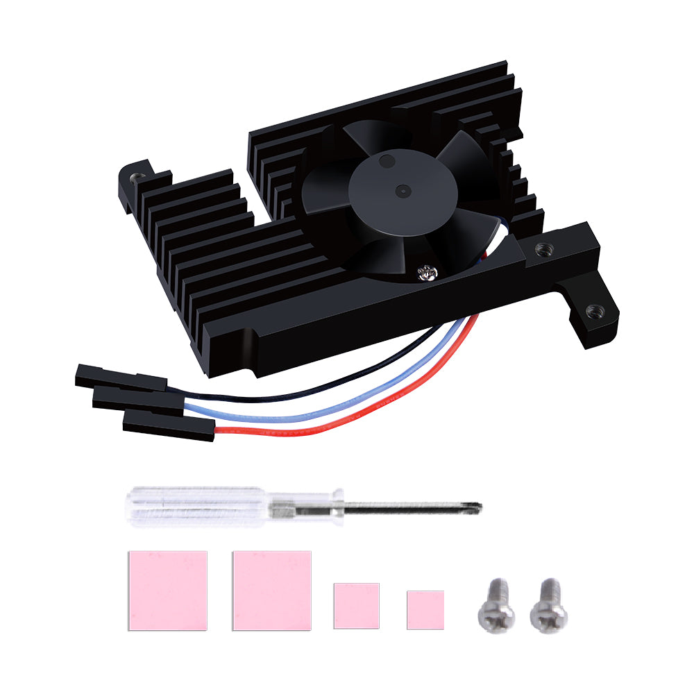 52Pi CNC Extreme Heatsink with Adjustable Speed Quiet PWM Fan For