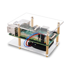 52Pi Rock Pi 4 Model SE Starter Kit with Rock Pi 4 SE 4GB Single Board Computer, Rock Pi 4 SE Case, Rock Pi 4 SE 4007 PWM Fan with Speed Control and Rock Pi 4 SE Heatsinks