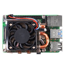 52Pi Ultra Thin Ice Tower Cooler Cooling Fan for Raspberry Pi 4 Model B CPU Fan