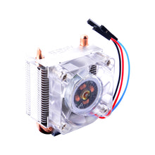 52Pi 2 Set DC 5V Adjustable Speed 40*40*10mm LED 3 Wires Silent Cooling Fan Kit for Raspberry Pi