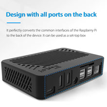 DeskPi Lite Case for Raspberry Pi 4B, with Power Button/Heatsink/PWM Fan, Power Supply 32/64GB Card, 4K HDMI Cable