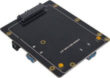 52Pi X820 V3.0 2.5" SATA HDD/SSD Shield Expansion Board Kit for Raspberry Pi 1 Model B+/ 2 Model B / 3 Model B / 3 Model B+