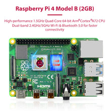 Raspberry Pi 4 Model B with 2GB/4GB/8GB RAM 64bit QuadCore 1.5GHz