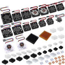 52Pi Fans & Heatsinks Kit PWM Cooler Heat Sink for Raspberry Pi Jetson Nano and 3D Printer