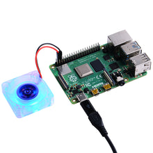 52Pi 2 Pack Cooling Fan with LED for Raspberry Pi 4 B / 3 B + / 3 (40*40*10mm) 2 wires