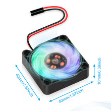 52Pi Fans & Heatsinks Kit PWM Cooler Heat Sink for Raspberry Pi Jetson Nano and 3D Printer