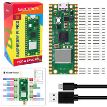 Raspberry Pi Pico W with Header, RPI Pico Wireless WiFi RP2040 Microcontroller Development Board
