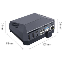 Argon ONE M.2 Case for Raspberry Pi 4 Model B M.2 SATA SSD to USB 3.0 Board Support UASP Built-in Fan Aluminum Case