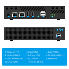 DeskPi Super6C Raspberry Pi CM5/CM4 Cluster Mini-ITX board Kit 6 RPI CM4 supported ITX Case Kit