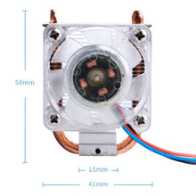 52Pi ICE-Tower CPU RGB LED Light Cooler V2.0 for Raspberry Pi, Cooling Fan with Heatsink for Raspberry Pi 4 Model B / 3B+