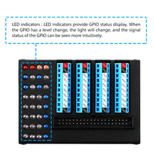52Pi GPIO Terminal Expansion Board with GPIO Status LED Metal Case For Raspberry Pi 4B