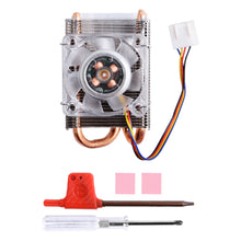 52Pi ICE Tower Cooling Fan for NVIDIA Jetson Nano, Horizontal Radiator with Colorful LED Low-Profile Cooler