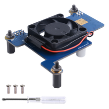 Raspberry Pi 4 PoE HAT Support IEEE 802.3af or 802.3at PoE Standard,with Raspberry Pi Cooling Fan 30x30x7mm for Raspberry Pi 4 Model B / 3B+ 3B Plus
