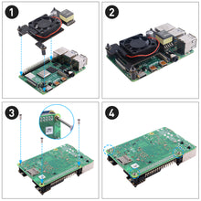 52Pi Raspberry Pi 4 Isolated PoE HAT Support IEEE 802.3af or 802.3at PoE Standard, with Raspberry Pi Cooling Fan 30x30x7mm for Raspberry Pi 4 Model B / 3B+ 3B Plus