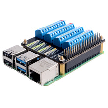 52Pi GPIO Screw Terminal Block Breakout Board HAT for Raspberry Pi, GPIO Expansion Board Breakout Module with GPIO Status LED for Raspberry Pi 4B/3B+/3B/2B/B+/Pi Zero W/Pi Zero 2 W