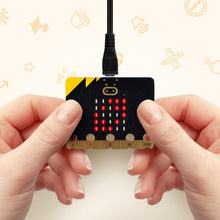 52Pi Micro:bit V2 Go Kit Original Microbit V2 Starter Kit, with BBC Micro:bit V2 Board, Battery Holder, 2 AAA Batteries, Micro USB Cable for Coding and Programming