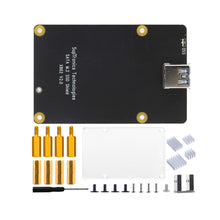 52Pi X862 V2.0 M.2 NGFF SATA SSD Storage Expansion Board with USB 3.1 Connection Support Key-B 2280 SSD for Raspberry Pi 4