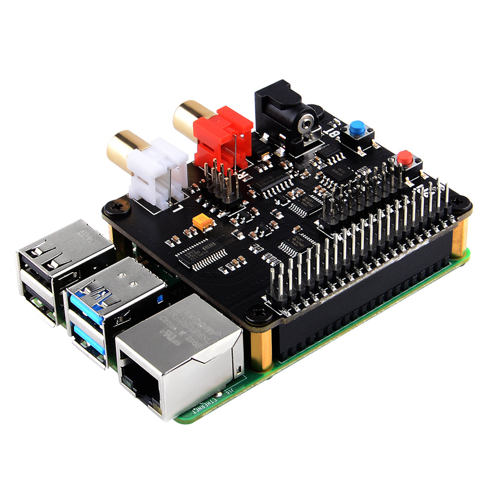 PCM5122 HIFI Audio DAC Expansion Board For Raspberry Pi – 52Pi Store