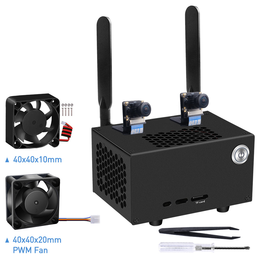 52Pi NVIDIA Jetson Nano Metal Case / Enclosure with Provide Switch