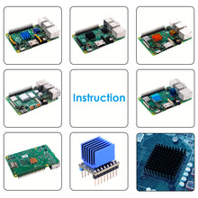 52Pi 102pcs Heatsink Aluminum Copper for Raspberry Pi 4/3B+/3B/B+/B/A 3D Printers Stepper Motor Module PC Chipset DIY LED Device