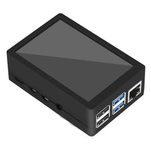 52Pi 3.5 Inch 480*320 Resistive Touch Screen TFT Display Monitor with ABS Case Cooling Fan Heatsinks for Raspberry Pi 4 B