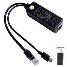 52Pi Gigabit Raspberry Pi PoE Splitter Gigabit USB Type C Power Over Ethernet IEEE 802.3af PoE Switch Extension