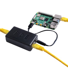 Gigabit Raspberry Pi 4 B / 3B+ Active PoE Splitter USB TYPE C 48V to 5V Power Over Ethernet cable PoE Switch