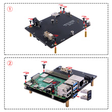 52Pi X825 2.5 inch SATA HDD/SSD Storage Expansion Board, X825 USB3.1 Mobile Hard Disk Module for Raspberry Pi 4B
