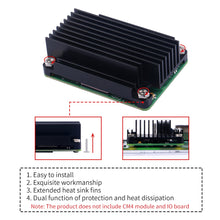 52Pi Aluminum Alloy CNC Heatsink without Cooling Fan For Raspberry Pi CM4 Module