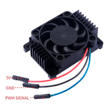 52Pi Aluminum Alloy Heatsink with PWM Fan for Raspberry Pi Compute Module 4, Passive Cooling Radiator with Speed Control Fan for Raspberry Pi CM4 Motherboard