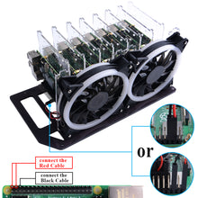 52Pi Rack Tower Acrylic Cluster Case (8 Layer) LED RGB Light Large Cooling Fan For Raspberry Pi / Jetson Nano