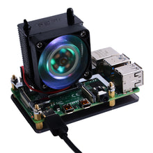 52Pi ICE-Tower CPU Cooling Fan V2.0 for Raspberry Pi 4 B / 3B+ (Black)