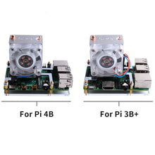 52Pi ICE-Tower CPU RGB LED Light Cooler V2.0 for Raspberry Pi, Cooling Fan with Heatsink for Raspberry Pi 4 Model B / 3B+