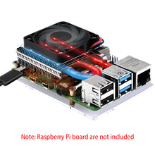 52Pi Ultra Thin Ice Tower Cooler Cooling Fan for Raspberry Pi 4 Model B CPU Fan
