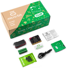 52Pi BBC Micro:bit V2 Club Kit (10 Pack microbit v2 go kit) with 10 BBC Micro:bit V2 Boards, Battery Holders, Micro USB Cable, 20 AAA Batteries for Coding and Programming