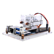 52Pi Low-profile ICE-Tower CPU RGB LED Light Cooling Fan Radiator for Orange Pi 5/5B