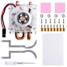 52Pi Low-profile ICE-Tower CPU RGB LED Light Cooling Fan Radiator for Orange Pi 5/5B