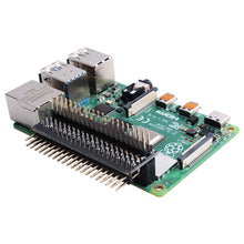 Micro Connectors 40-pin GPIO 1 to 2 Expansion Board for Raspberry Pi, 2 x 20-pin Strip Dual Male Header Double Row Straight GPIO Connector Pin Header Compatible with Raspberry Pi